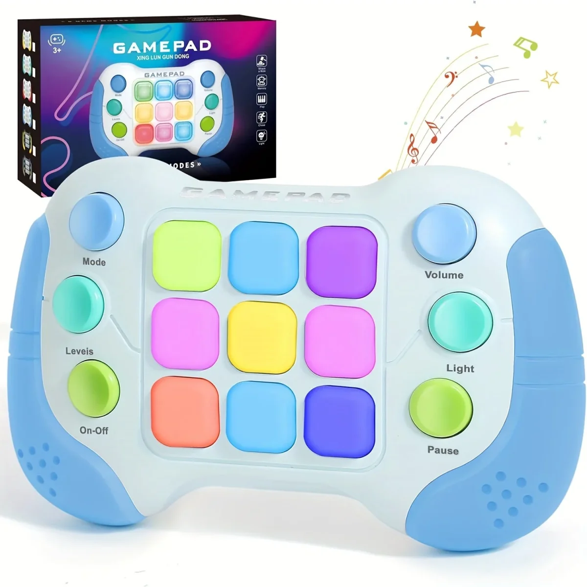 Snelle push-gameconsole | Tik en speel Speelervaring voor 1-, 2-, 3-jarigen - Afbeelding 8