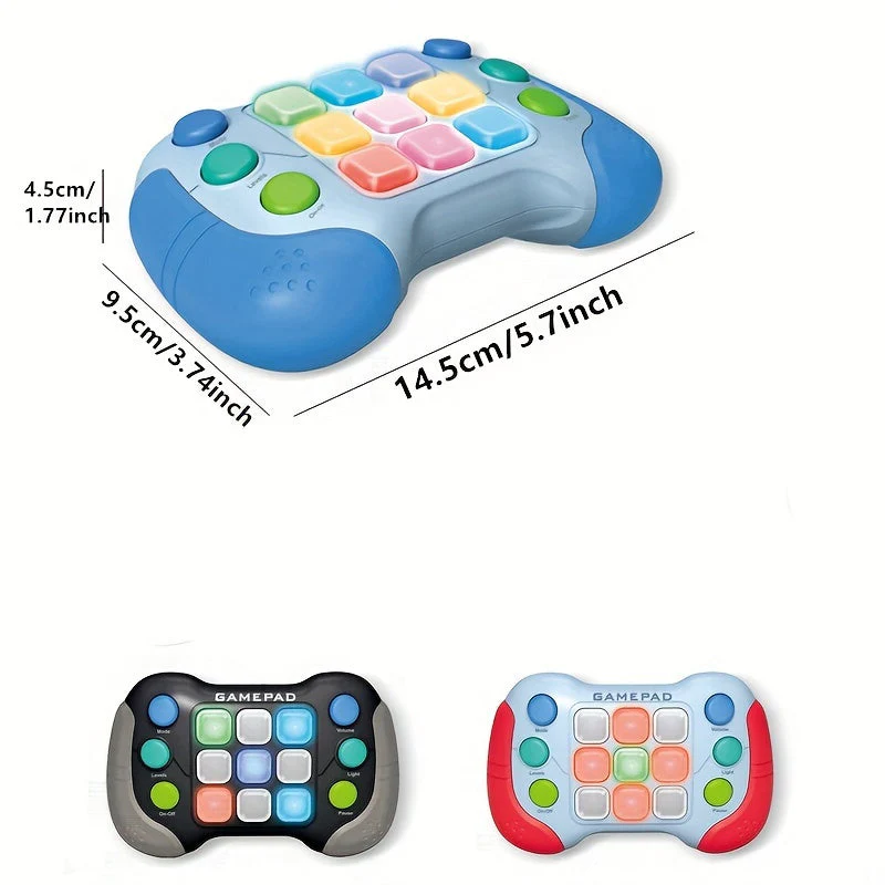 Snelle push-gameconsole | Tik en speel Speelervaring voor 1-, 2-, 3-jarigen - Afbeelding 3