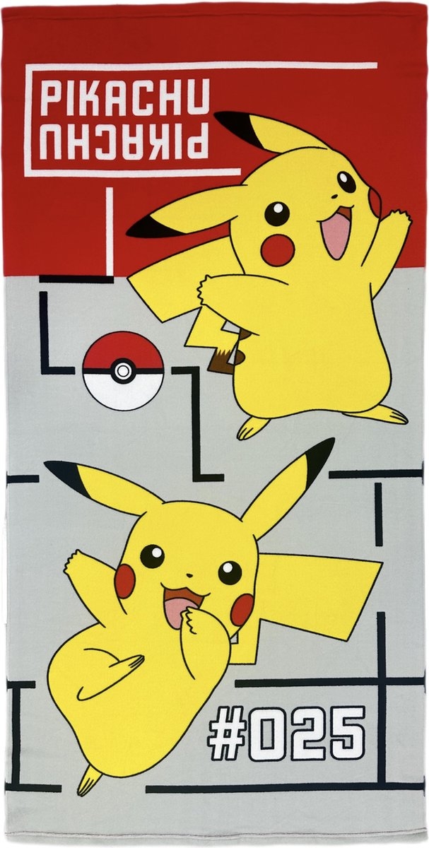 Pokémon Pikachu Strandlaken – Microvezel – 70x140cm - Afbeelding 2