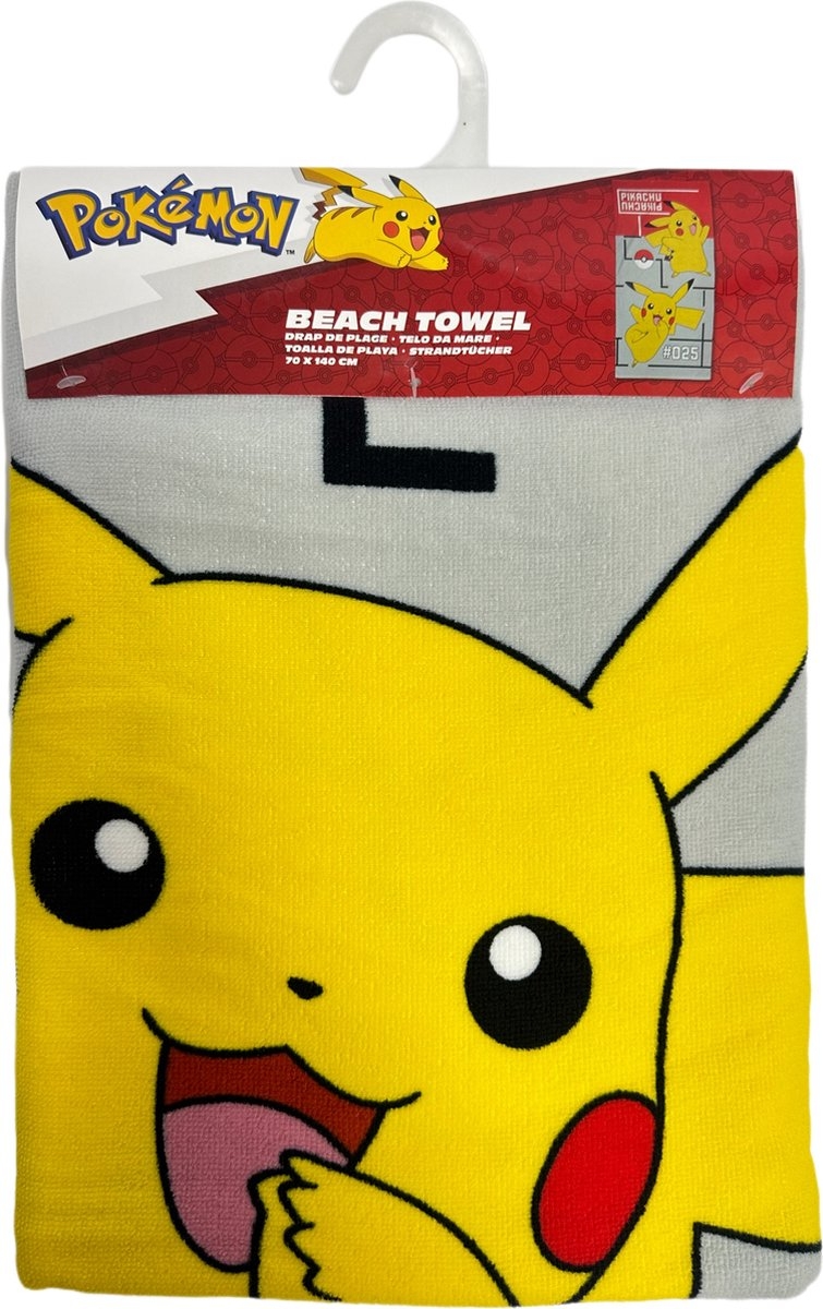 Pokémon Pikachu Strandlaken – Microvezel – 70x140cm - Afbeelding 3