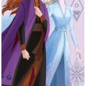 Frozen Badlaken – Anna en Elsa Strandlaken – Sneldrogend – Lila