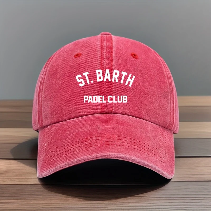 Vintage Cap Unisex | Verstelbare Padel Pet met Metalen Gesp | Lichtgewicht Sportieve Hoed voor Mannen & Vrouwen - Afbeelding 2