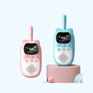 2 stuks Walkie Talkie voor Kinderen | Oplaadbare 1000mAh Handheld Radio Transceiver Intercom voor Kinderen Speelgoed 2, 3, 4, 5+ Jaar