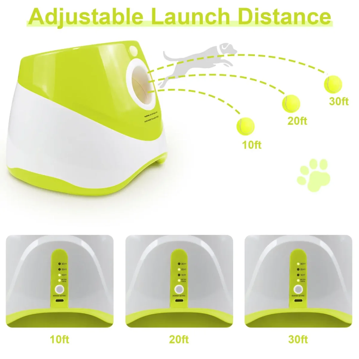 Automatische Ballenwerper voor Honden | Interactief Speelgoed | Binnen & Buiten - Afbeelding 4