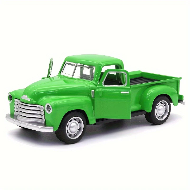 Vintage truck 1:32 van legering - Speelgoed voor kinderen, cadeau voor Kerstmis en Halloween. - Afbeelding 9