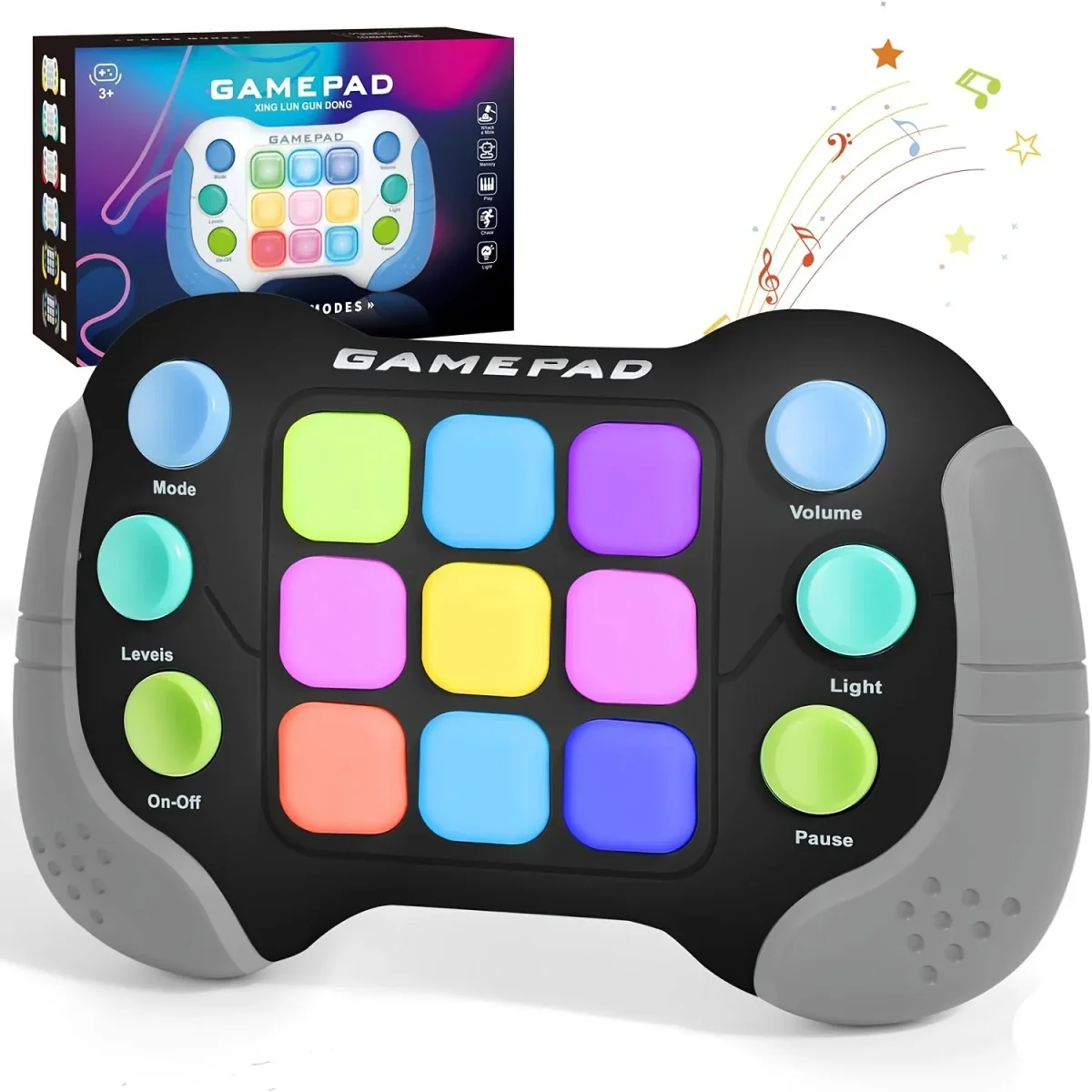 Snelle push-gameconsole | Tik en speel Speelervaring voor 1-, 2-, 3-jarigen - Afbeelding 7